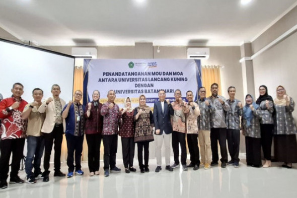 KOKOHKAN KERJASAMA, UNIVERSITAS BATANGHARI (UNBARI) JAMBI KEMBALI TANDATANGANI MOU DENGAN UNIVERSITAS LANCANG KUNING (UNILAK) RIAU