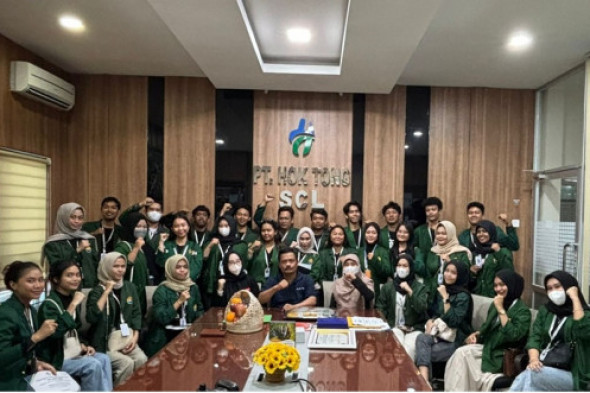 SHARING SESSION DAN COMPANY VISIT PT. HOK TONG MAHASISWA MANAJEMEN FE UNBARI